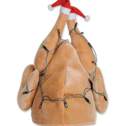 Plysch Lysande Kalkonhatt Jul Thanksgiving Dekorativ Kostymtillbehör C> Huvudbonader