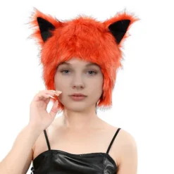 unbranded Plysch Öronmössa Cosplay Kostym Mössa För Vinter Utomhusaktivitet Kallt Väder><noscript><img width=