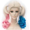 FMYSJ Polyester Harley Quinn Peruk (vuxen) (FMY)> Peruker