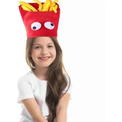 Pommes frites hatt - Cosplay kockdräkt - Huvudband för Halloween, karneval, fest - Fotorekvisita><noscript><img width=