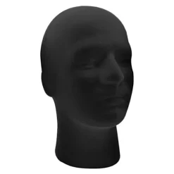 Praktisk manlig skyltdocka huvudmodell hatt peruk glasögon display><noscript><img width=