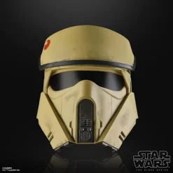 HASBRO Premium elektronisk Shoretrooper-hjälm, cosplayartikel från Star Wars The Black Series: Andor, röstmodulering, från 14 år Flerfärgad> Huvudbonader
