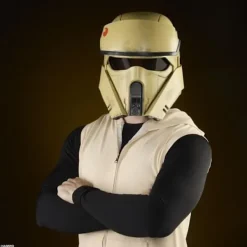 HASBRO Premium elektronisk Shoretrooper-hjälm, cosplayartikel från Star Wars The Black Series: Andor, röstmodulering, från 14 år Flerfärgad><noscript><img width=