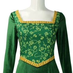 Prinsessan Fiona Klänning Halloween Fancy Grön Klänning, Festdräkt Rollspel för Vuxen L><noscript><img width=