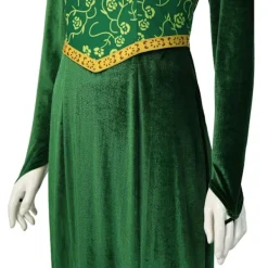 Prinsessan Fiona Klänning Halloween Maskerad Grön Klänning, Party Kostym Rollspel för Vuxna M><noscript><img width=