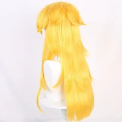 Prinsessan Peach Peruk för Flickor Cosplay Halloween Kostym><noscript><img width=