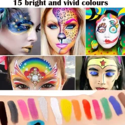 Professionell 36 färger Ansiktsmålning Kit Makeup Palette><noscript><img width=