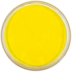 Professionell vattenbaserad matt kropps- och ansiktsfärg för scenmakeup (gul)> Smink