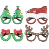 Prom solglasögon julglasögon bågar julbjudning glasögon ren glasögon julglasögon barn dekorativa glasögon> Tillbehör