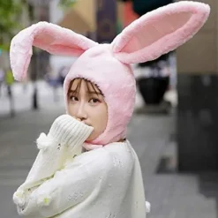 Påskkaninhatt Rolig Öron Plysch Huva Kvinnor Kostym Kaninhatt C><noscript><img width=
