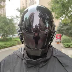 Punk Mask Cosplay för Män, Cosplay Halloween Mask Passar Party Musikfestival Tillbehör> Huvudbonader