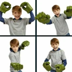 QD Hulk Smash Hands Avengers Cosplay Mjuka Leksakshandskar Ett Par Festleksakspresent><noscript><img width=