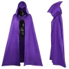 Raven Deluxe Kostym för Tonåringar Titans Vuxen Bodysuit Med Kappa Cosplay Outfit Halloween Fest Fancy Dress Up S> Dräkter