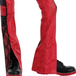 Holocky Röd peruk kostymtillbehör för flickor, Descendants 4 The Rise of Red Costume 140cm><noscript><img width=