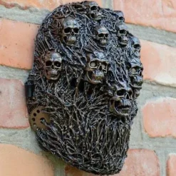 Realismtisk Latex Full Face Skalle Mask Halloween Cosplay Fest Fancy Dress> Masker