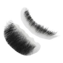 Realistisk Svart Återanvändbar Prestanda Mustasch> Smink