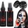 Realistsik Blodset för Halloween Makeup 3-i-1-kit för Specialeffekter Makeup Halloween Cosplay Kläder Klä upp> Smink