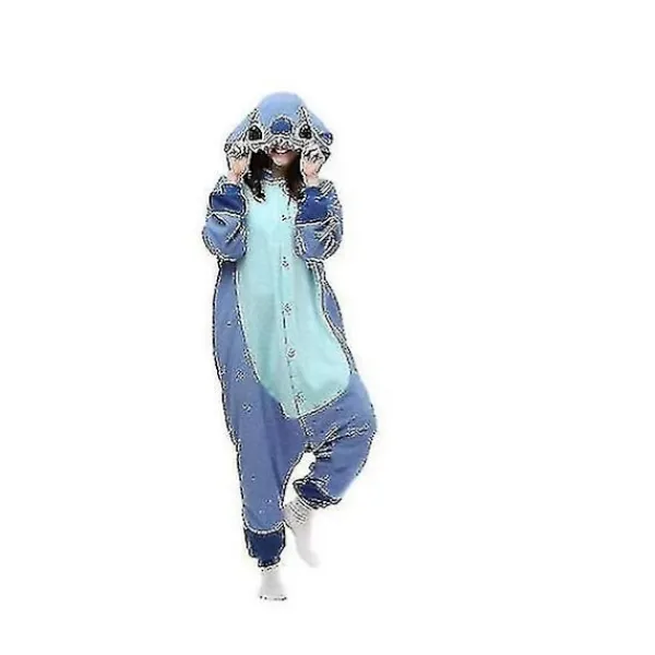 Regenboghorn Monster Stitch Kläder Pyjamas Jumpsuit Sovkläder Djur Huvtröja - Perfekt .. 85cm> Dräkter