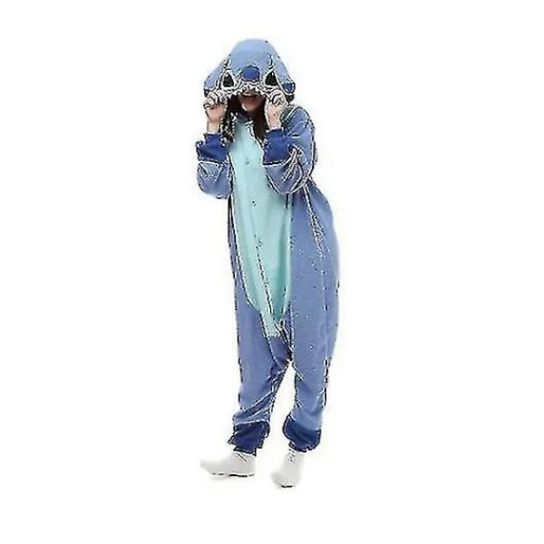Regenboghorn Monster Stitch Kläder Pyjamas Jumpsuit Sovkläder Djur Huvtröja - Perfekt .. 85cm> Dräkter
