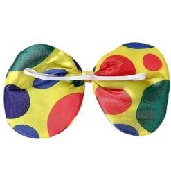 Regnbåge Clown Kostym Peruk Svamp Näsa Prickar Fluga Vita Handskar Clown Set för Cosplay Kläder Rekvisita><noscript><img width=