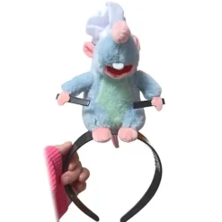 Remy Ratatouille Hårband/ Axel-Sittande Boss Remy Plyschleksak Hårband Halloween Kostym Huvudbonad Råtta Hårband> Huvudbonader