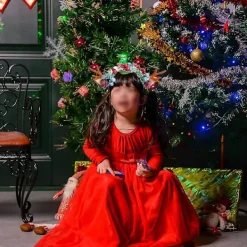 Rennar X-mas hårband med horn och öron för damer och flickor jul tacksägelse><noscript><img width=