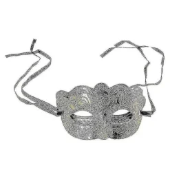 Retro Mask för Män Halloween Antik Silver Guld Venetianskt Mardi Gras Maskeradfest Bollmask (Silver)> Masker