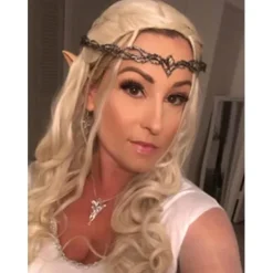 Rhinestone Circlet Crown Headpiece med Elf Ears Dress Up Halloween> Dräkter