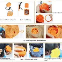 Ridande dinosauriekostym Uppblåsbar dinosauriedräkt Maskeraddräkt för vuxna><noscript><img width=