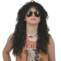 Sweden Quickstyle Rocker lång peruk Maskerad Halloween one size> Peruker