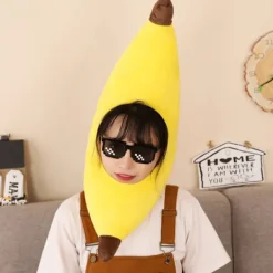 Rolig Banan Gul Hatt för Vuxna - Wicked Costumes Unisex[JUN]> Huvudbonader