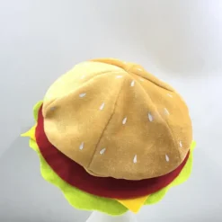 Holocky Rolig Hamburgerhatt Halloween Kostymtillbehör 28*14CM><noscript><img width=