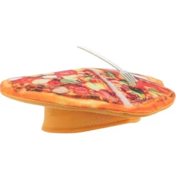 Rolig Pizza Hatt Karneval Pizza Hatt Dekorativ Pizza Hatt Halloween Pizza Hatt För Fest> Huvudbonader