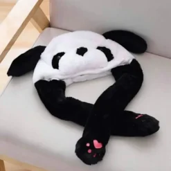 Rolig plyschdjur öronmössa barn rörliga öron rollspelsdräkt rolig present till barn><noscript><img width=