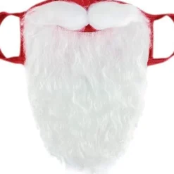 TrueNorth Rolig Skäggig Jultomte Kostym Vuxen Mask och en Julhatt 2025 Jul One Size Mode Jultillbehör, Bästa Julklapparna till Vänner><noscript><img width=