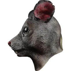 Rolig Tecknad Råtta Mask Halloween Djur Mus Cosplay Latex Masker Zoo Party Maskerad Kostym Rekvisita><noscript><img width=