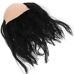 Rolig Vuxenperuker Flintskallig Man Cosplay Peruk för Halloweenfest Karneval 32.00X15.00X15.00cm Svart 1st> Peruker
