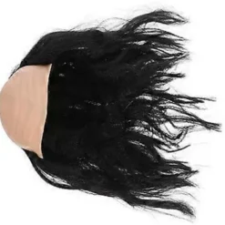 Rolig Vuxenperuker Flintskallig Man Cosplay Peruk för Halloweenfest Karneval 32.00X15.00X15.00cm Svart 1st><noscript><img width=