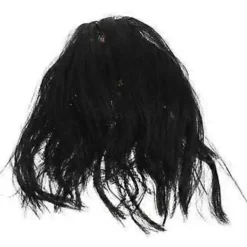 Rolig Vuxenperuker Flintskallig Man Cosplay Peruk för Halloweenfest Karneval 32.00X15.00X15.00cm Svart 1st><noscript><img width=
