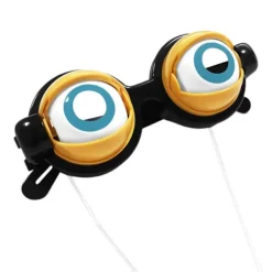 LBSS Roliga glasögon med blinkande ögonmekanism, avslappnad stil, dekorativa glasögon för selfie, rolig present> Tillbehör