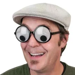 Roliga Glasögon Tecknad Rörlig Ögonglob Nyhet Unisex Lätta Elastiska Ben Skakande Jätteöga Individuella Bal Glasögon Skämt Leksak><noscript><img width=