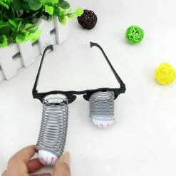 Roliga skämt & praktiska skämtleksaker Utstickande ögon Droppande ögonglobsglasögon Skräck Läskig sprattleksak för vuxna barn Present><noscript><img width=