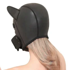 Rollspels Hundmask Helhuvud med Mask#vit><noscript><img width=