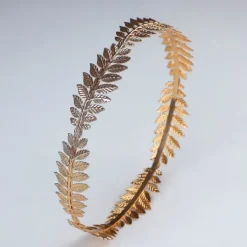 Romersk Caesar Krona Lagerkrans Guld Folie Hårband Kostymfest Tillbehör Caesar Hårband><noscript><img width=