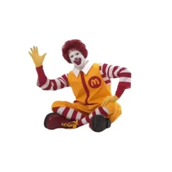 Ronald McDonald Clown Röd Gul Maskerad Vuxen Kostym Herr Rolig Halloween Karneval Party Cosplay Kläder-FM- L> Dräkter