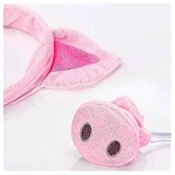 Rosa Gris Kostym Set med Öron, Näsa, Svans och Fluga><noscript><img width=