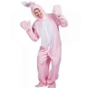 Rosa Kanin Kostym Vuxen Djur Pyjamas Party Kostym> Dräkter