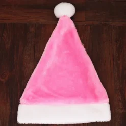 Rosa Plysch Jultomtehatt><noscript><img width=