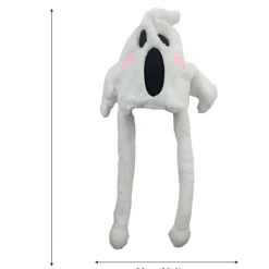 Rörliga fladdermusöron Halloween fladdermushatt, justerbar rem gotisk upplyst hatt> Huvudbonader