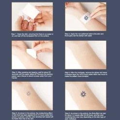 Örtjuice Tatuering Dekaler Bröst Dekaler Vattentäta Dekaler Bröst Sexig Håller Midjan Veckor U0N1><noscript><img width=